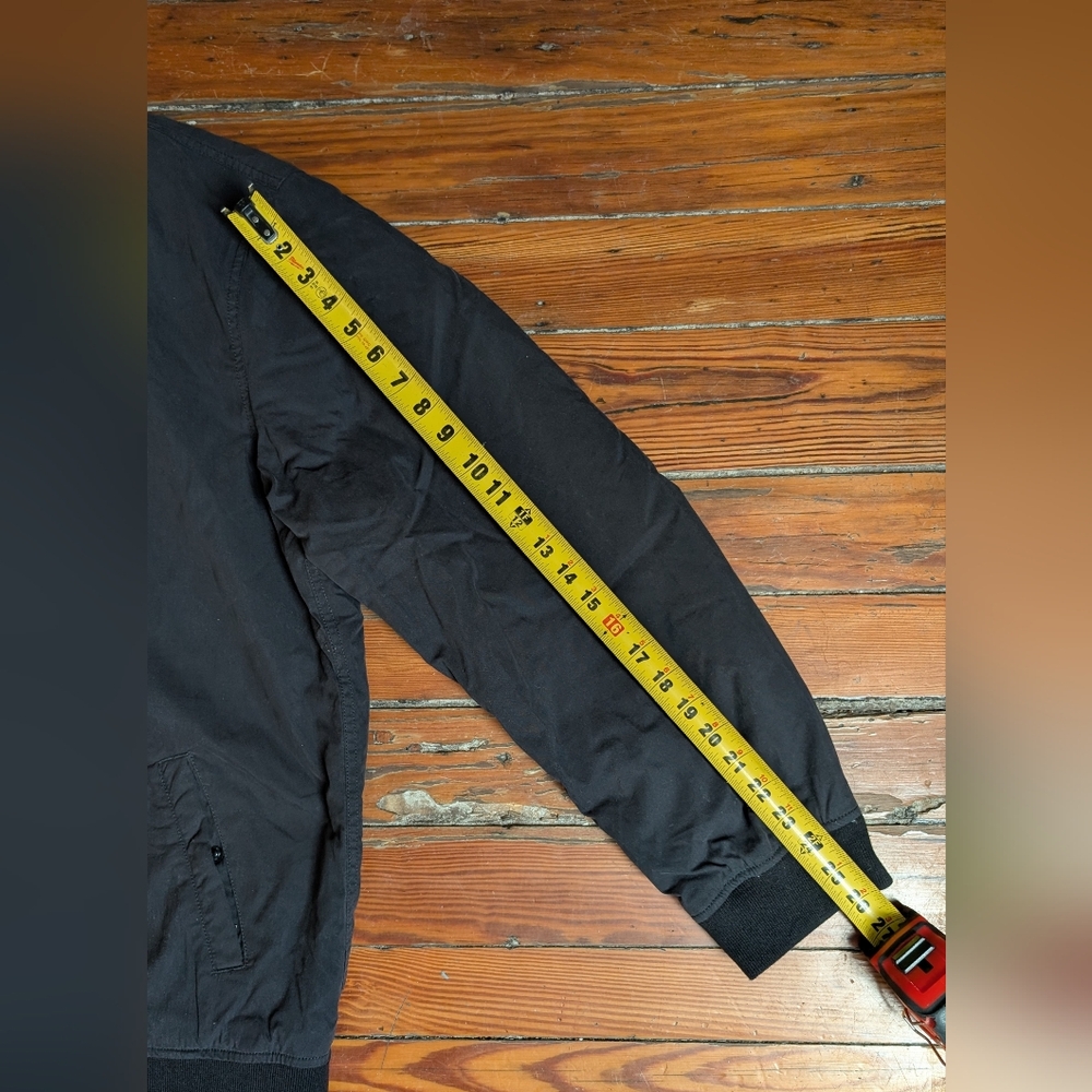 Men's Thursday Boot Company Black Bomber Jacket XXL 2XL - Picture 6 of 10